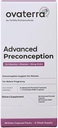 Ovaterra Advanced Preconception Vitamins for Women with DHEA 25mg, Choline 550 mg, Folate (Methylfolate) 1.010 mcg, Omega-3 DHA & EPA 196 Capsules - 28 Day Supply