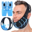 REVIX Bilge Dişler Buz Paketi Kafası 3D Dikiş Jaw Buz Paketi ile Yüz Ağız Cerrahisi Ağrısı Yardımı TMJ için Çok Çekildi, Ekstra Snug Fit 4 Hot Cold Gel Packs Reusable, Black