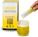 NEOTEIN: Elektrolyte Toz Paketleri, Protein Toz 10g protein & Collagen | Hydration Packets - Zero Sugar, NO Fillers, NO Carbs | Lemon Lime | 45 Calories | Hua & Paleo | 15 Paket