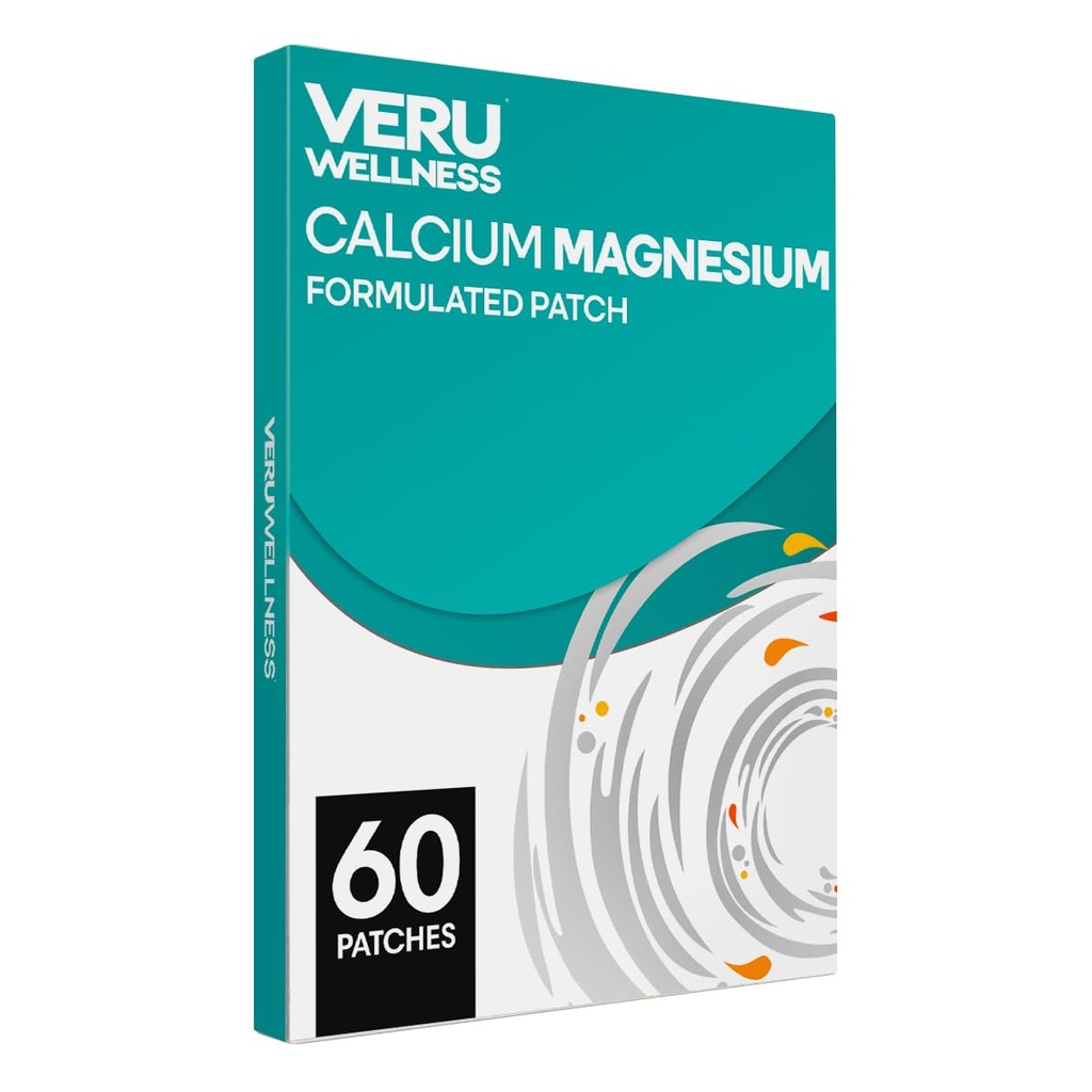 Veru Wellnessdis Magnezyum Plus Daily Patch - D3/K2dis Bone Health Self Prestige Time release Patch (60 Days)