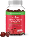 CogniTune Mefolate Gummies - Yüksek Potency L-Methylfolate almak için kolay, Beyin, Kalp Sağlığı ve Immunity, Delicious Strawberry Flavor, Non-GMO, Vegan, Gluten-Free