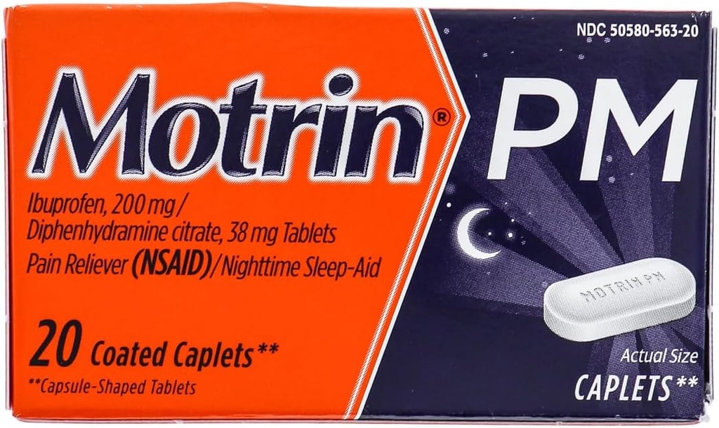 Motrin Ib Pm Caps Pack 2 Boyut 20ct