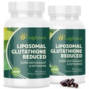 Oumebiu Liposomal Glutathione 2000 MG, 10x Daha İyi Abpsiyon, Glutathione Supplement with Hyaluronic Acid+Collagen Peptide+Resveratrol, Güçlü Antioksi, Health Aging, Immune Health, 120