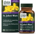 Gaia Herbs St. John's Wort, Vegan Liquid Capsules, 60 Kont - Olumlu ve Sunny Mood'ı Teşvik Etmek için Stres Desteği