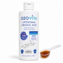 Liposomal Ursolic Acid 300 mg | Micelle Teknolojisi Yüksek Aborpsiyon | Organik Piramit Flavor | Vegan, Non-GMO, Gluten-Free, No PEG | FDA Registered Plant | 250 ml (50 hizmet)
