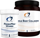 Sağlık Collagen Toz & Women's Probiyotik Sche - ProbioMed Women (30 Capsules) Gut Health & Vaginal Support Probiyotik with Whole Body Collagen (390g) Bone for Bones, Joint & Skin