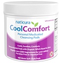 CoolComfort Personal Cleansing Pads with Organic Witch Hazel ve Aloe Vera - Hemorrhoid Yan, Itching, Pain ve Swelling için Wipes - No Parabens