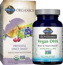 Life Garden Once Daily Vegan DHA + Prenatal Multi Sche: Dr Formulated Vegan DHA 30 Softgels + Organiks Prenatal Once Daily Multivitamins with Folate for Women's Prenatal Health, 30 Tablets