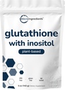 Glutathione Supplement, Pure Glutathione Inositol, 5 Ounce (9 Ay Supply), 1 Formula, Antioksis için Güçlü Malzemeler, Canlı Fonksiyonlar, Vegans