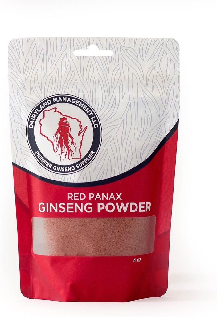 Red Panax BTC Toz Doğal Ginsenositler (8 oz)- Sağlıklı Enerji, Vitality, Mood ve More, Kore Panax Reality Root Tozu, Kahve veya İçecekler (1 Pack)