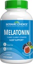 Botanic Choice Melatonin Gummies, 60 Kont - Uyku Desteği için Günlük Tamam
