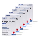 MAJOR Cough ve Cold HBP Tabletleri - Antihistamine ve Cough Suppressant for People with High Blood Pressure - Dextromethorphan HBr, Chlorpheniramine Maleate - 16 Count (6 Pack)