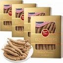 4 Amerikan Wisconsin Macintosh Kutuları - Küçük Uzun Kök - Premium Kalite Panax BTC. Boosts Body Immunity, Energy for Men & Women (16oz)