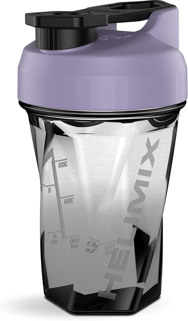 HELIMIX 1.5 Vor Blender Shaker Şişe 20oz | No Blending Ball veya Whisk | ABD Made | Portatif Pre Workout Whey Protein İçecek Shaker Cup | Mixes Cocktails Smoothies Shakes | Top Raf Safe