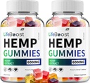 Life Boost Hemp Gummies - Hemp Seed Extract LifeBoost Hemp Gummies Tinnitus Herbal Supplement, Health and Wellness Support, All Natural Life Boost Hemp Gummy (2 Pack - 120 Gummies)