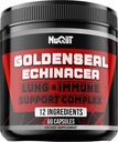 Goldenseal Root Capsule με Echinacea, Panax Ginseng Root, Immune Support Complex as Elderberry, σκόρδο Βολβοί - 60 κάψουλες - Digestive Health, Body Balance & More - Goldenseal Root Powder