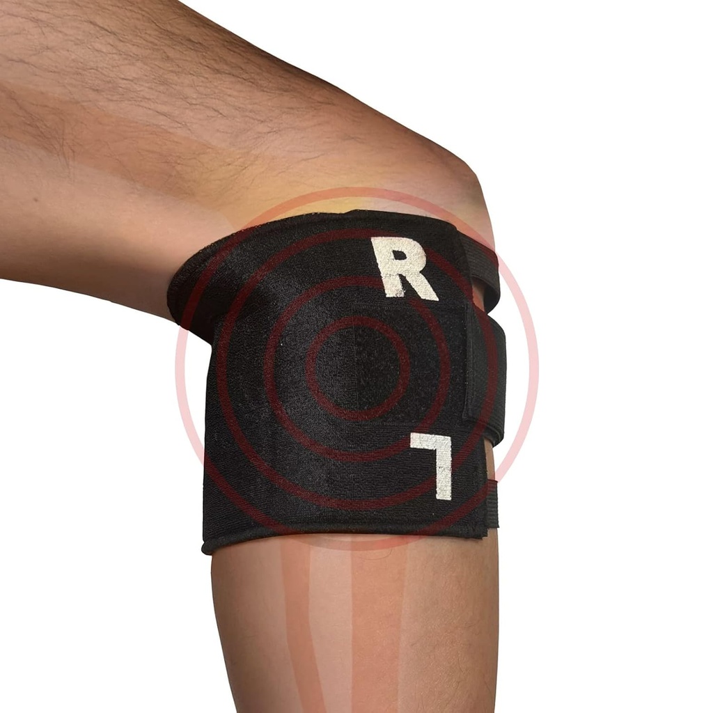Knee Brace for Sciatica as Seen on TV with Pressure Point Brace Relieve Acupressure Leg Sciatica, Adjustable Self Heating Knee Support Wraps & Pain Relief for Men and Women (CL-1)