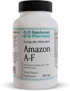 Rainforest Eczane A-F Herbal Supplement with Jatoba, PAU D'arco, Anamu & Graviola 4 Diğer Yabanatlı Rainforest Bitkiler | 120 Sebze Kapsülleri, 500 mg