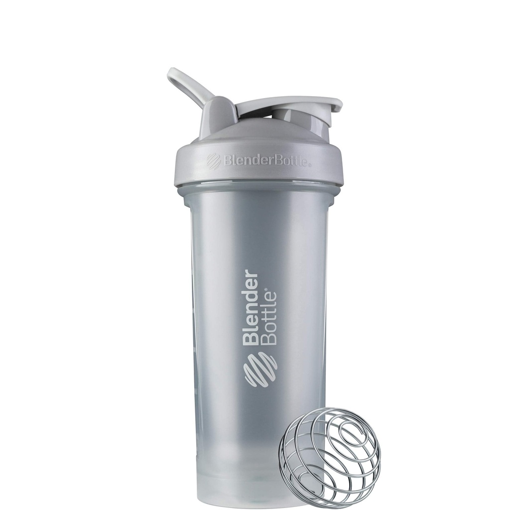 BlenderBottle Classic V2 Shaker Şişe Protein Shakes ve Pre Workout, 28-Ounce, Pebble Grey
