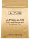 Saf Orijinal Malzemeler DL-Phenylalanine Toz (4 oz) Her zaman Saf, No Fillers veya Katkılar
