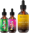 Bundle - Multivitamin Φρούτα και Λαχανικά & Mullein Leaf Extract 4 oz - Βιταμίνη Ανοσοποιητικό Booster και Lung Υποστήριξη συμπλήρωμα
