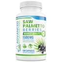 Saw Palmettoges & Extract - Erkekler ve Kadınlar için 1500 mg Saw Palmetto Supplement - Saç Büyümesi, Prostate Support & Urinary Health - 120 Vegan Capsules