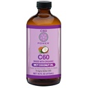 C60 Mor Power Organic MCT Coconut Oil, Organic Cold-Pressed Coconut Oil,% 99.99 Pure C60 Karbon Fullerenes (16 oz)