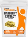 BulkSupplements.com Barberry Extract Powder - συμπλήρωμα βοτάνων - Vegan & Gluten Free, 500mg ανά Σερβίρισμα, 1kg (2,2 lbs) (πακέτο των 5)