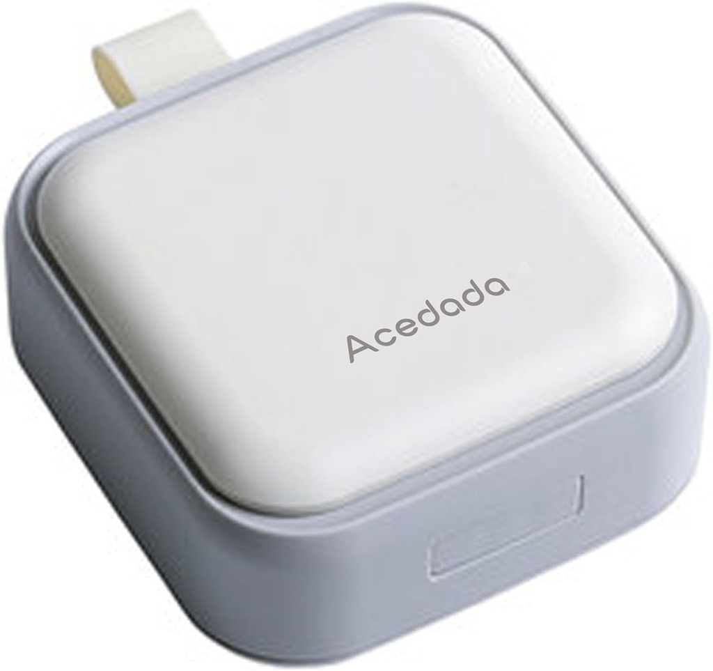 Küçük Pill Case, Cute Pill Box - Aceda Travel Daily Pill Organizer, Portatif Pretty Pill Konteyner For Purse Pocket, Compact Tıp Dereceleri, Fish Oils, Supplements, White