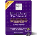YENİ NORDIC Blue Berry Eye Vitamin Lutein Supplement ile çinko, Destekler Macular Pigmentation, Eye & Vision Function, 120 Tabletler (kısa 1)
