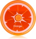 Creative Portable Mini 7 Gün Haftalık Geometrik Şekil Rotary Meyve Stil Pill Storage Case Box (Orange)