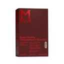 Mdrive Boost και Burn συμπλήρωμα υποστήριξης τεστοστερόνης και λίπος Burner με ψευδάργυρο, KSM-66 Ashwagandha, Advantra Z, 75 κάψουλες