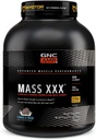 GNC AMP Μάζα XXX, Κλινικά Αποδεδειγμένη Κερδίζοντας βάρος πρωτεΐνη σκόνη, Βελτιώνει τη δύναμη, το μέγεθος, 780 θερμίδες, 50g πρωτεΐνη, Μικρονωμένα Αμινοξέα, Creatine, Betaine, Cookies & Κρέμα, 13 εξυπηρετούν, 6 SVG