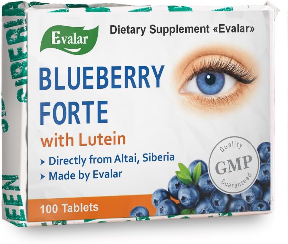 Evalar Vitaminleri Lutein çinko Mineralleri 100 Tabs