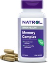 Ginkgo Biloba 120 mg ve B Vitaminleri ile Natrol Memory Kompleksi, Beyin Sağlığı ve Hafıza Desteği için Diyet Supplement, 60 Tablet, 30 Gün Supply
