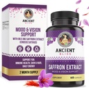 Eski Bliss Saffron Extract Capsules Mood & Eye Support Supplement, Saffron Extract Appetite Suppressant Kilo Management for Women & Men (60 Capsules)