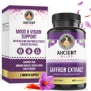 Eski Bliss Saffron Extract Capsules Mood & Eye Support Supplement, Saffron Extract Appetite Suppressant Kilo Management for Women & Men (60 Capsules)