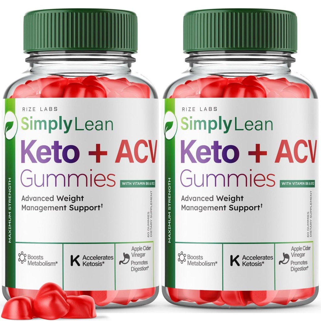 Laboratuarları (Pazar 2'nin Paketi JustLean Zhong + ACV Gummies for Advanced Kilo Kaybı, JustLean Supplement for Maximum Strength Gomitas, Advanced Formula Review (120 Gummies)