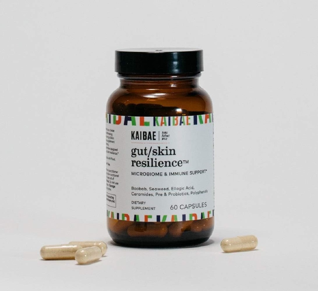 Gut/Skin Resilience Diyetsel Supplement | Immune Protection and Supports Glowing Skin | Perrietary, Doktor Formulated, Klinik Araştırmalı Diyet Tamam (60 Capsules)