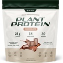 Snap Supplements Organik Bitki Temelli Vegan Protein Toz Nitrik Oksit, Kas Büyüme, Performans ve Kurtarma için BCAA Amino Asit - 30 Hizmet (Chocolate)