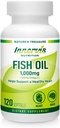 Fish Oil 1000mg – Υποστήριξη καρδιάς, εγκεφάλου και ματιών με Omega-3 EPA & DHA, 120 Softgels, μη GMO 