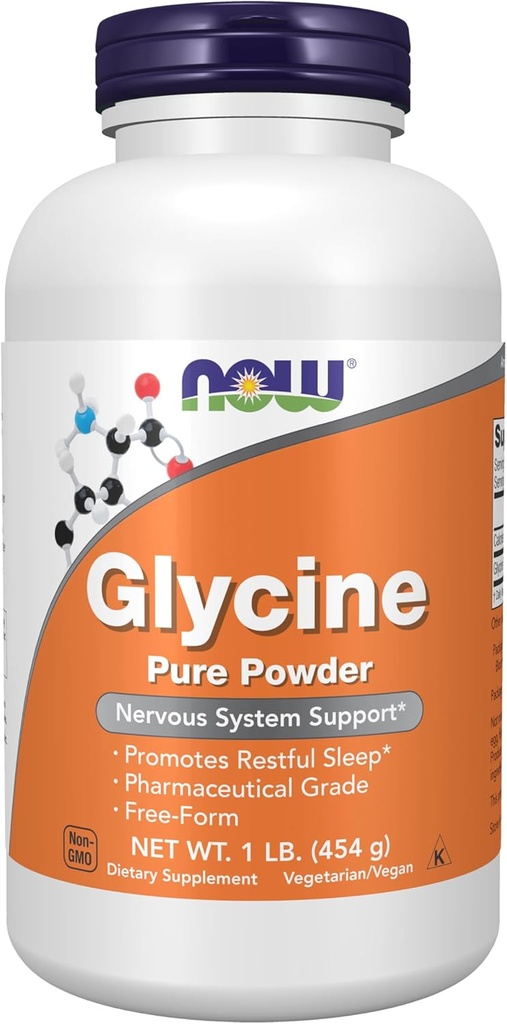 Şimdi Gıdalar Tamamlar, Glycine Pure Toz, Restful Sleep*, Neurotransmitter Desteği *, 1-Pounds, Glycine Pure Toz, Thes Restful Sleep*, Neurotransmitter Support*, 1-Pounds