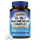 Vitalibre 10 in 1 Magnesium Complex, 420mg Στοιχειώδες Μαγνήσιο 