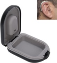 İşitme Aid Case, İşitme Aid Travel Case, TheEar İşitme Yardım Aksesuarları, Su geçirmez Direniş Depolama Kutusu, Black (2.6 x 2 x 1in)