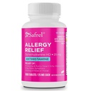 Safrel Alerji Yardım İlaçları Diphenhydramine HCl Caplets 25 mg (1000 Kont), Antihistamin Relieves Sneezing, Runny Nose, Hay Ateş, Itchy Gözler ve Throat, Mevsimlik Kapalı & Açık Alerji Pills
