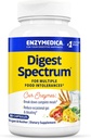 Enzymedica Digest Spectrum, Kadınlar ve Erkekler için Gelişmiş Digestive Enzymes, Destekler Digestion and multiple Food intolerances, Fast-Acting Formula for Gas and Bloating Relief, 90 Capsules FFP