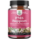 PMS Support Supplement for Women – Hormone Balance for Women & Menstrual Discomfort with DIM, Chasteberry, Black Cohosh & Ashwagandha - for Period Cramps Ease, Menopause Bloating, Mood Swing – 60 Ct