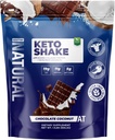 Time Shake Chocolate Coconut Bovine Collagen protein + MCTs from Coconuts | 11g Protein, 19g Fat, 5g Net Carbs | Gluten-Free, Non-GMO, 12 Hizmet