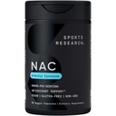 Spor Araştırmaları N-Acetyl L-Cysteine (NAC) 600 mg, 90 Veggie Capsules - Vegan, Non-GMO, Gluten Free. Lemon Aroma
