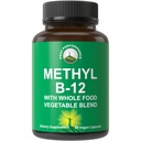 Metrik B12 Vitamini + Tüm Gıda Max Aborpsiyon için 25 Sebze ve Meyveler. Vegan B12 Mecobalamin - Enerji, Focus ve Relief için Me-12 Supplement. 30 Day Supply Capsules